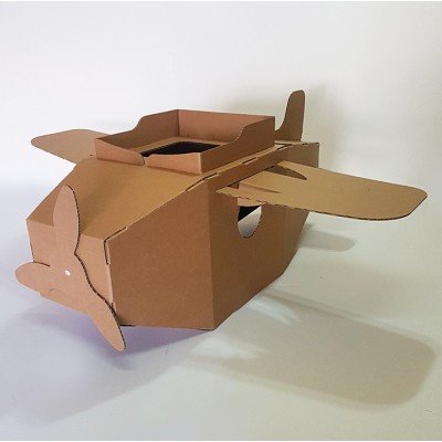 Avión de cartón grande -Voyager