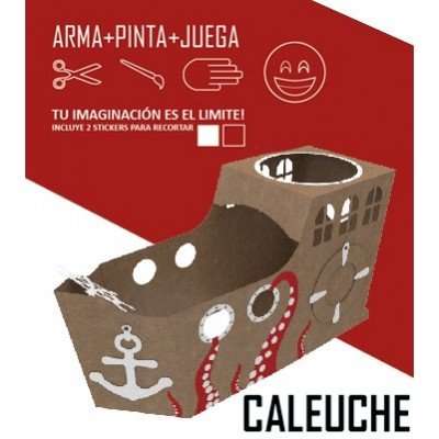 Barco de cartón grande - Caleuche