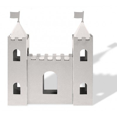 Castillo de juguete con 2 torres