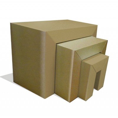 Set de 3 mesas ecológicas para niños